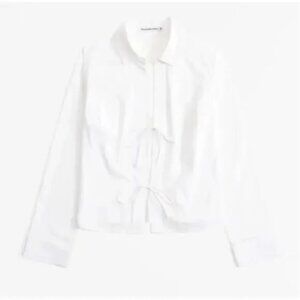 Abercrombie Poplin Tie Shirt
